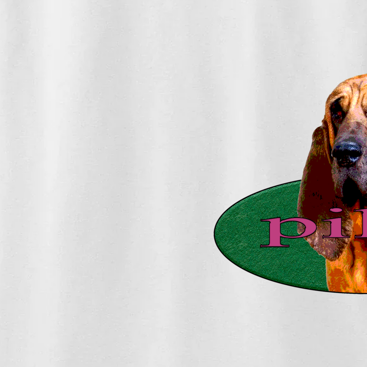 'Bloodhound' Tee - White