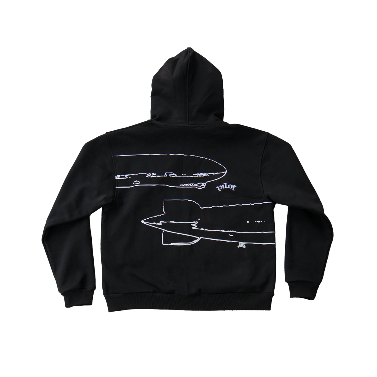 Zeppelin Oversized Zip Hoodie